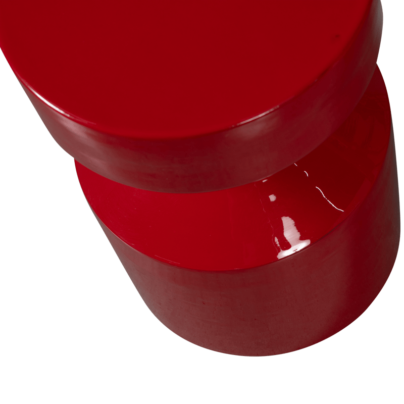 Sidobord Ferry 30 cm - Röd - Möbler - Bord & matgrupper - Avlastningsbord - Lampbord