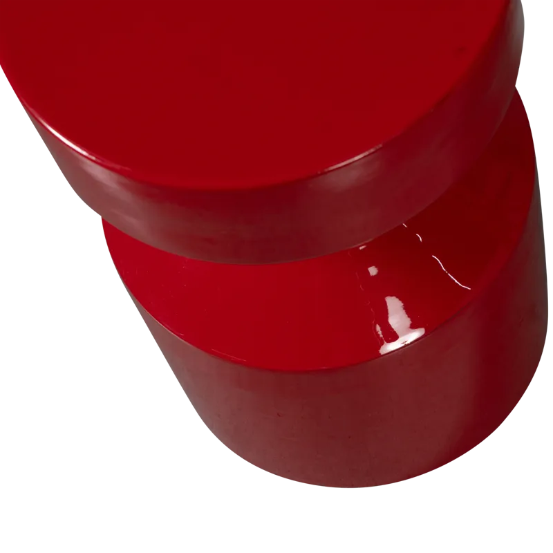 Sidobord Ferry 30 cm - Röd - Möbler - Bord & matgrupper - Avlastningsbord - Lampbord