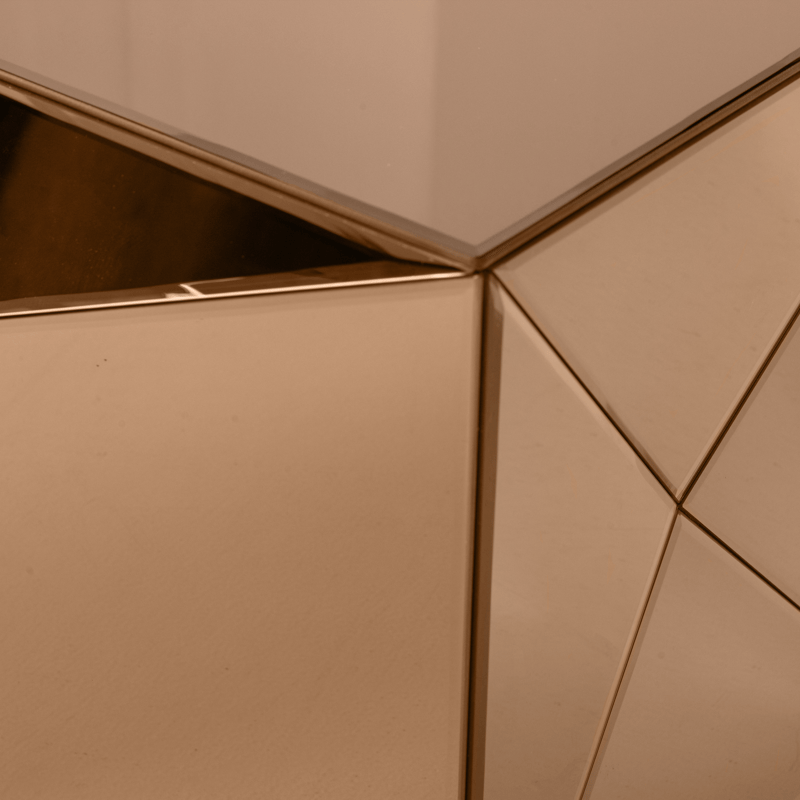 Sidobord Glintz 40 cm - Brun - Möbler - Bord & matgrupper - Avlastningsbord - Lampbord