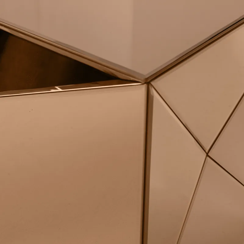 Sidobord Glintz 40 cm - Brun - Möbler - Bord & matgrupper - Avlastningsbord - Lampbord