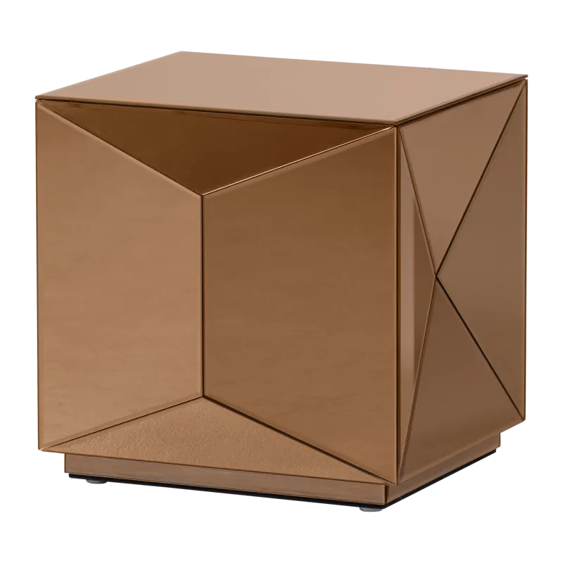 Sidobord Glintz 40 cm, Brun