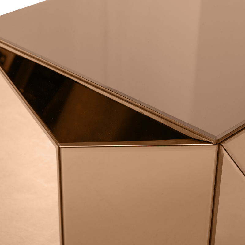 Sidobord Glintz 40 cm - Brun - Möbler - Bord & matgrupper - Avlastningsbord - Lampbord