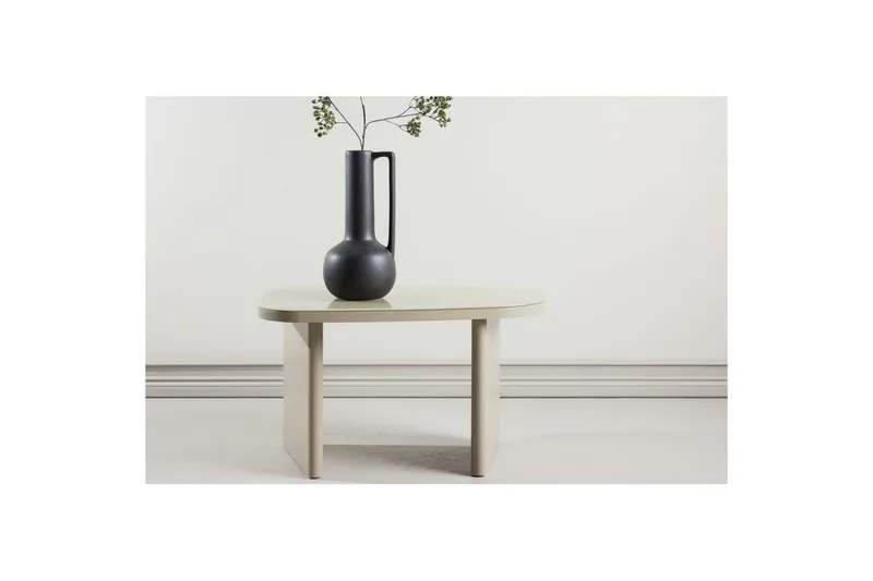 Sidobord Grönvik - Beige, 70 x 45 - Möbler - Bord & matgrupper - Avlastningsbord - Lampbord