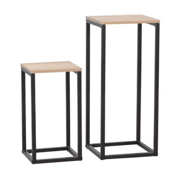 Sidobord Hannes 2-delars set 26x26x60 cm 22x22x40 cm - rustik melamin - Möbler - Bord & matgrupper - Avlastningsbord - Satsbord