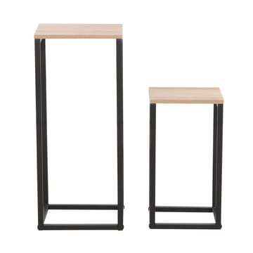 Sidobord Hannes 2-delars set 26x26x60 cm 22x22x40 cm - rustik melamin - Möbler - Bord & matgrupper - Avlastningsbord - Satsbord