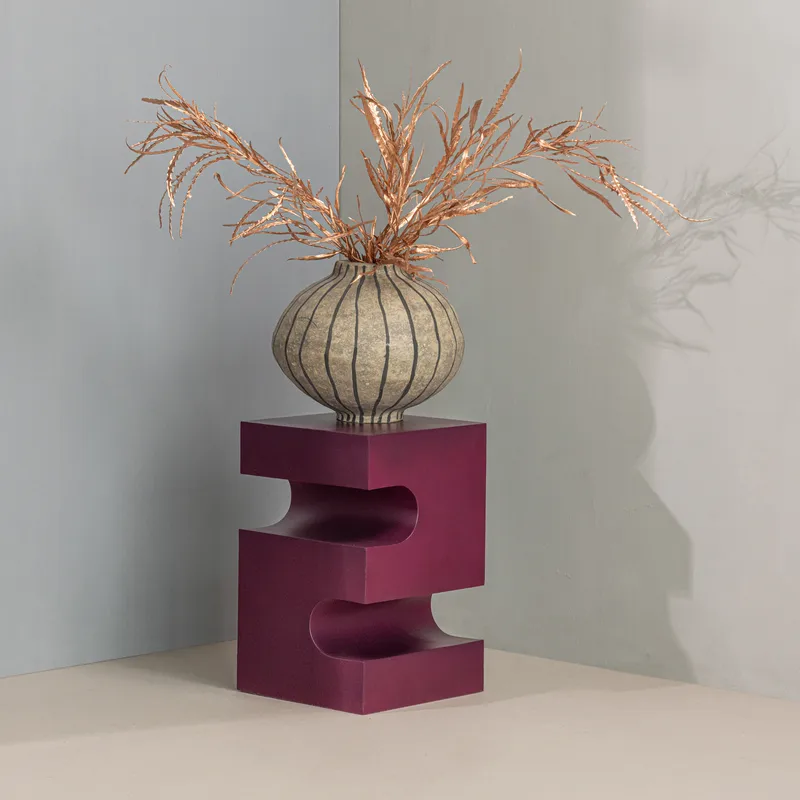 Sidobord Jessa 30 cm - Lila/Brun - Möbler - Bord & matgrupper - Avlastningsbord - Lampbord