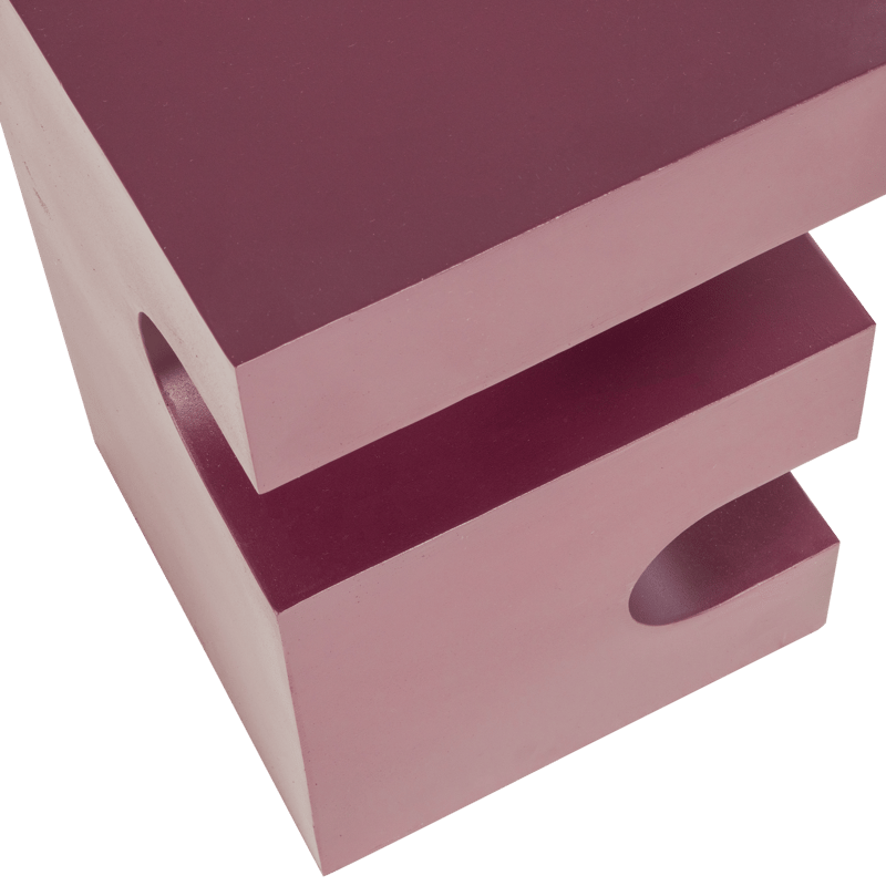 Sidobord Jessa 30 cm - Lila/Brun - Möbler - Bord & matgrupper - Avlastningsbord - Lampbord