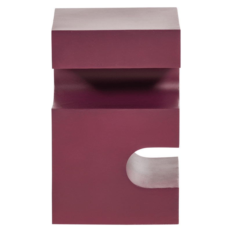 Sidobord Jessa 30 cm, Lila/Brun