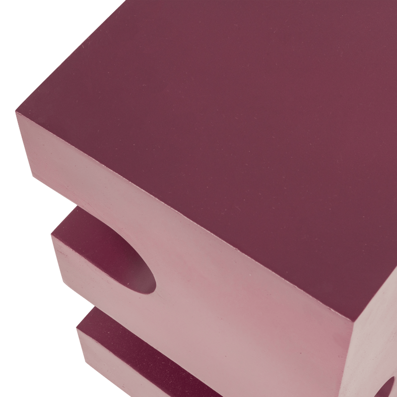 Sidobord Jessa 30 cm - Lila/Brun - Möbler - Bord & matgrupper - Avlastningsbord - Lampbord