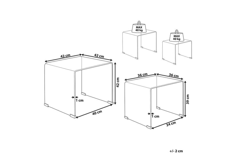 Sidobord Kendall - Möbler - Bord & matgrupper - Avlastningsbord - Lampbord