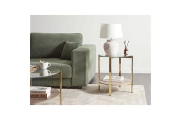 Sidobord Lovell Guld, ljust trä - Guld, ljust trä - Möbler - Bord & matgrupper - Avlastningsbord - Lampbord