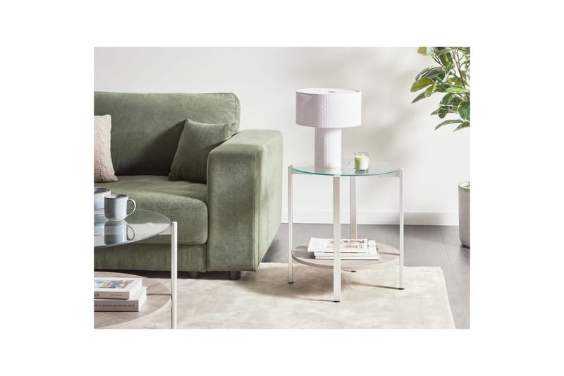 Sidobord Lovell Silver, ljust trä - Silver, ljust trä - Möbler - Bord & matgrupper - Avlastningsbord - Lampbord