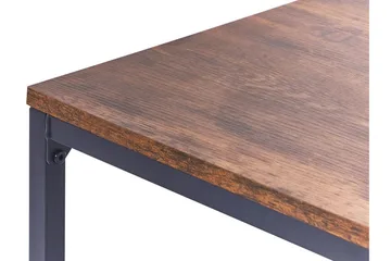 Sidobord mörkt trä med svart KENNER Black||Dark wood - Möbler - Bord & matgrupper - Avlastningsbord - Lampbord