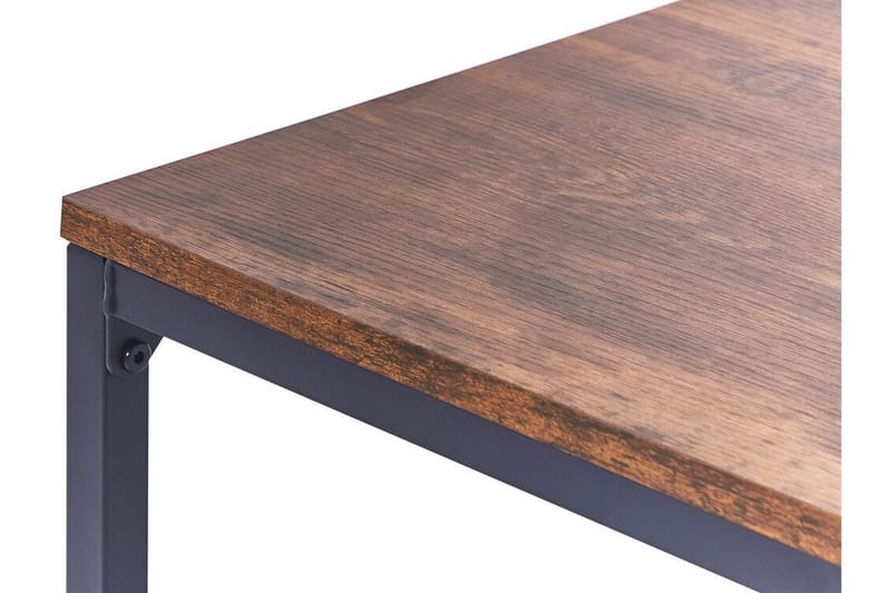 Sidobord mörkt trä med svart KENNER Black||Dark wood - Möbler - Bord & matgrupper - Avlastningsbord - Lampbord