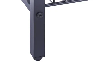 Sidobord mörkt trä med svart KENNER Black||Dark wood - Möbler - Bord & matgrupper - Avlastningsbord - Lampbord