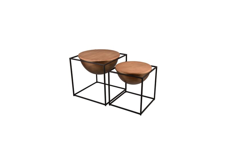 Sidobord Mirrors & More Celli 53 x 55 cm - 53 x 55 cm - Möbler - Bord & matgrupper - Avlastningsbord - Lampbord