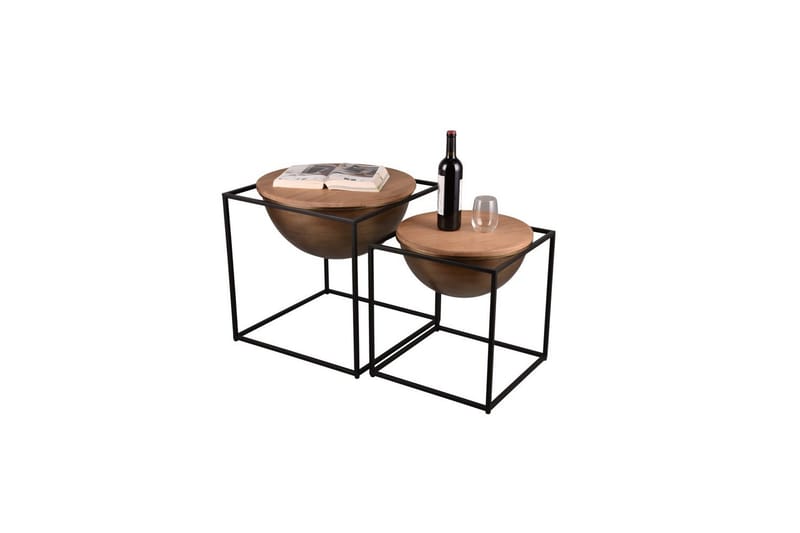 Sidobord Mirrors & More Celli 53 x 55 cm - 53 x 55 cm - Möbler - Bord & matgrupper - Avlastningsbord - Lampbord