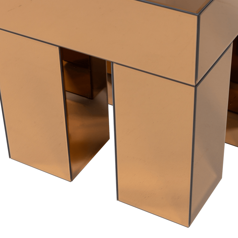 Sidobord Mirrox 45 cm - Brun - Möbler - Bord & matgrupper - Avlastningsbord - Lampbord