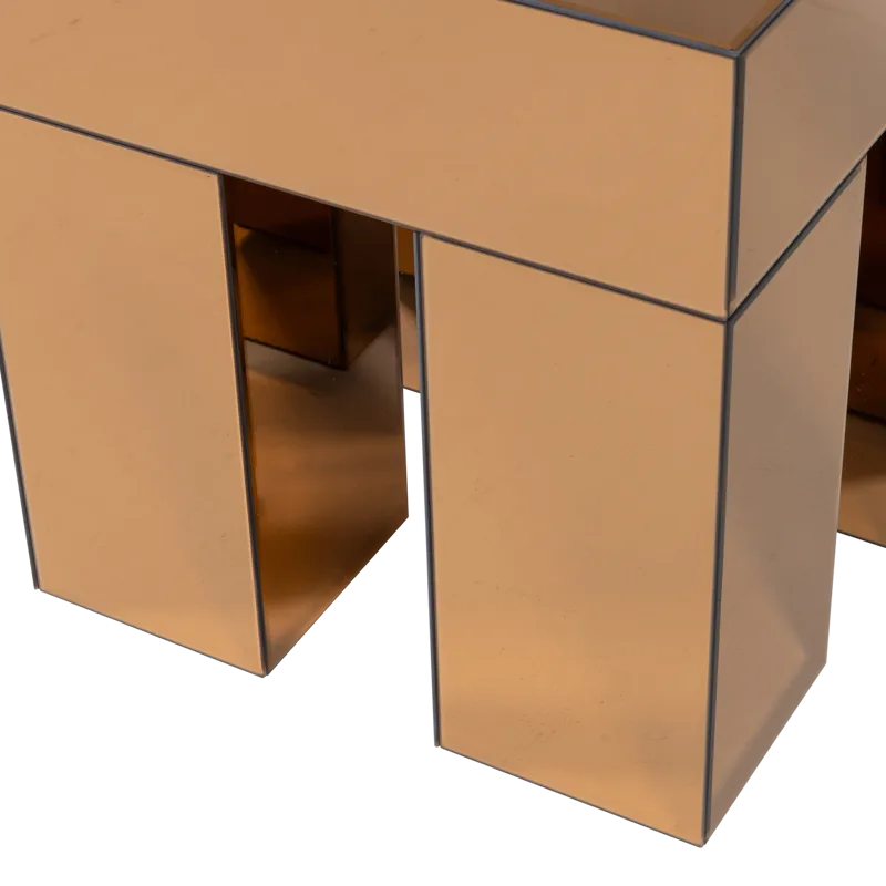 Sidobord Mirrox 45 cm - Brun - Möbler - Bord & matgrupper - Avlastningsbord - Lampbord