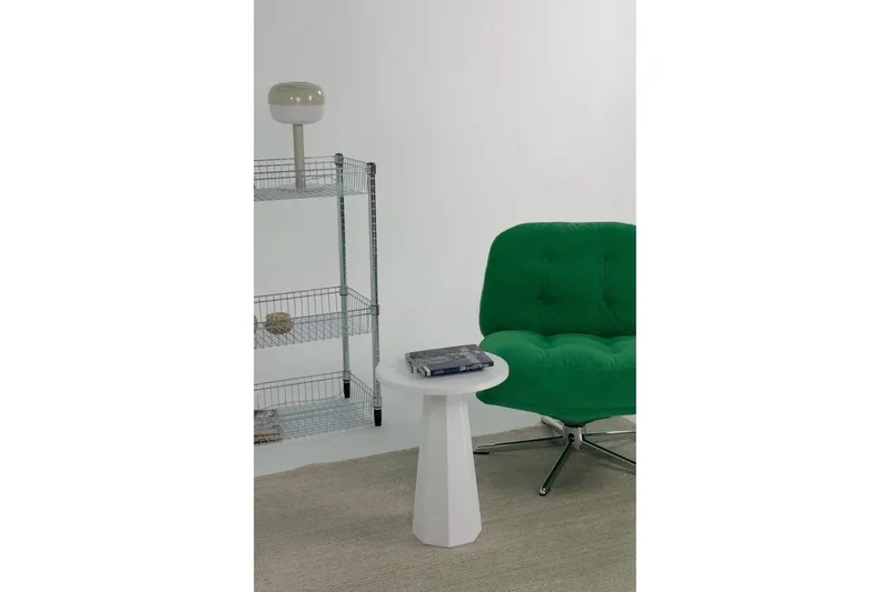 Sidobord Miu Vit - Vit - Möbler - Bord & matgrupper - Avlastningsbord - Lampbord