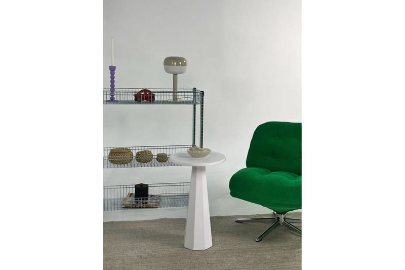 Sidobord Miu Vit - Vit - Möbler - Bord & matgrupper - Avlastningsbord - Lampbord