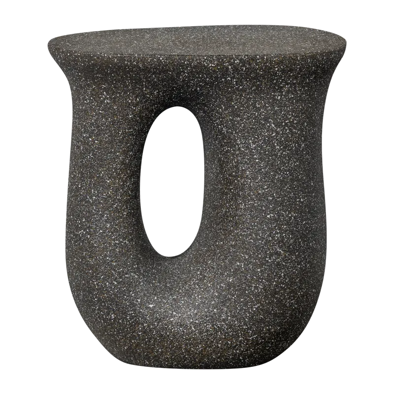 Sidobord Moson 40 cm, Svart