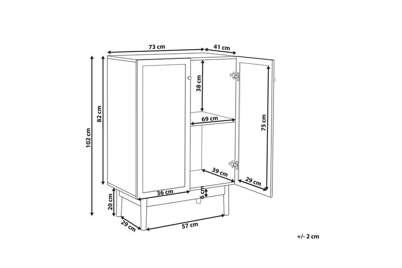 Sidobord Nivo - Möbler - Bord & matgrupper - Avlastningsbord - Lampbord