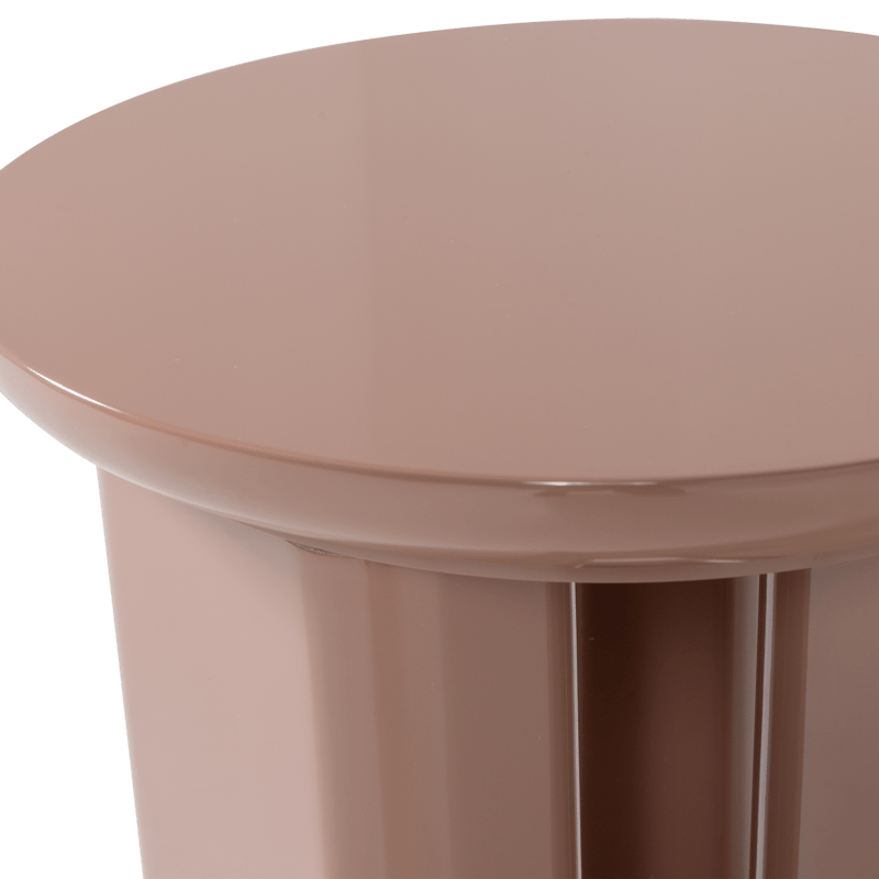 Sidobord Orivo 40 cm Rund - Gammalrosa - Möbler - Bord & matgrupper - Avlastningsbord - Lampbord