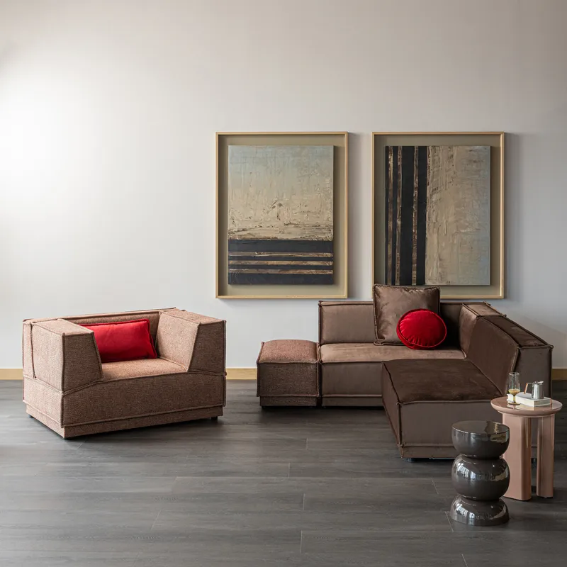 Sidobord Orivo 40 cm Rund - Gammalrosa - Möbler - Bord & matgrupper - Avlastningsbord - Lampbord