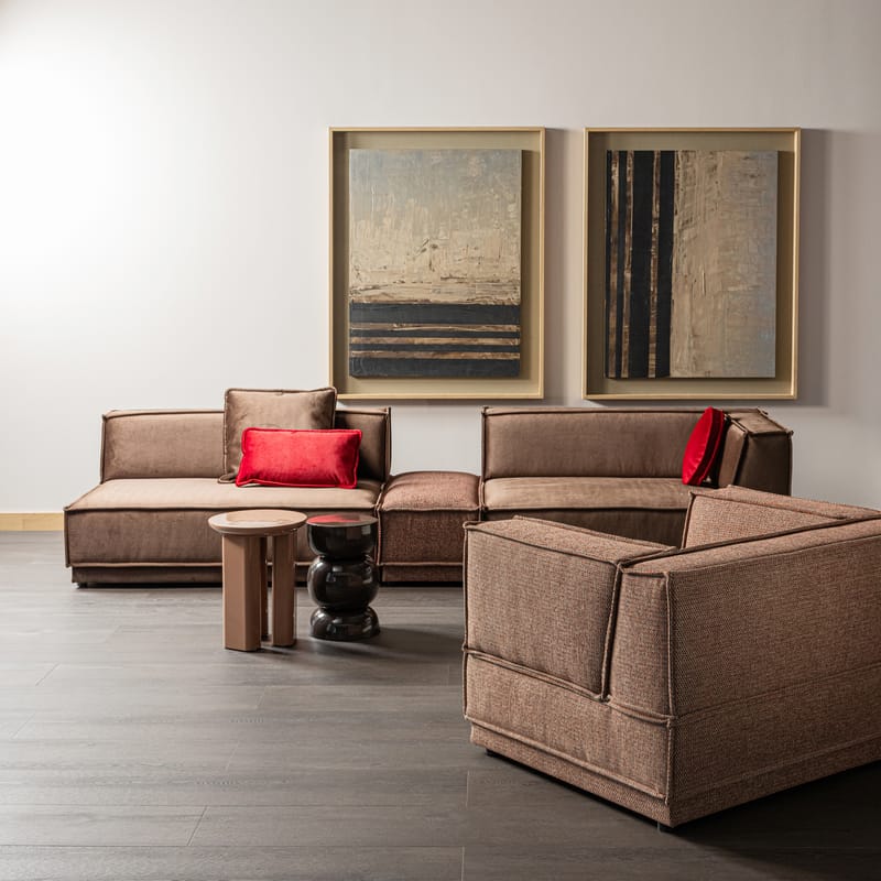 Sidobord Orivo 40 cm Rund - Gammalrosa - Möbler - Bord & matgrupper - Avlastningsbord - Lampbord