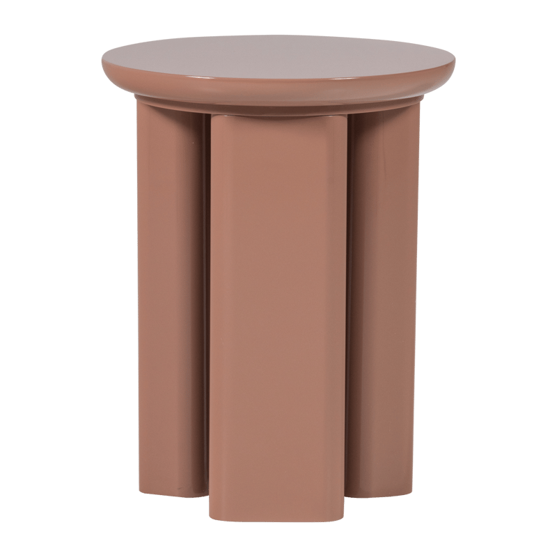 Sidobord Orivo 40 cm Rund - Gammalrosa - Möbler - Bord & matgrupper - Avlastningsbord - Lampbord