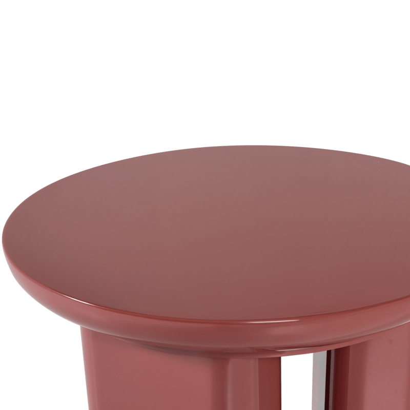 Sidobord Orivo 40 cm Rund - Röd/Rosa - Möbler - Bord & matgrupper - Avlastningsbord - Lampbord