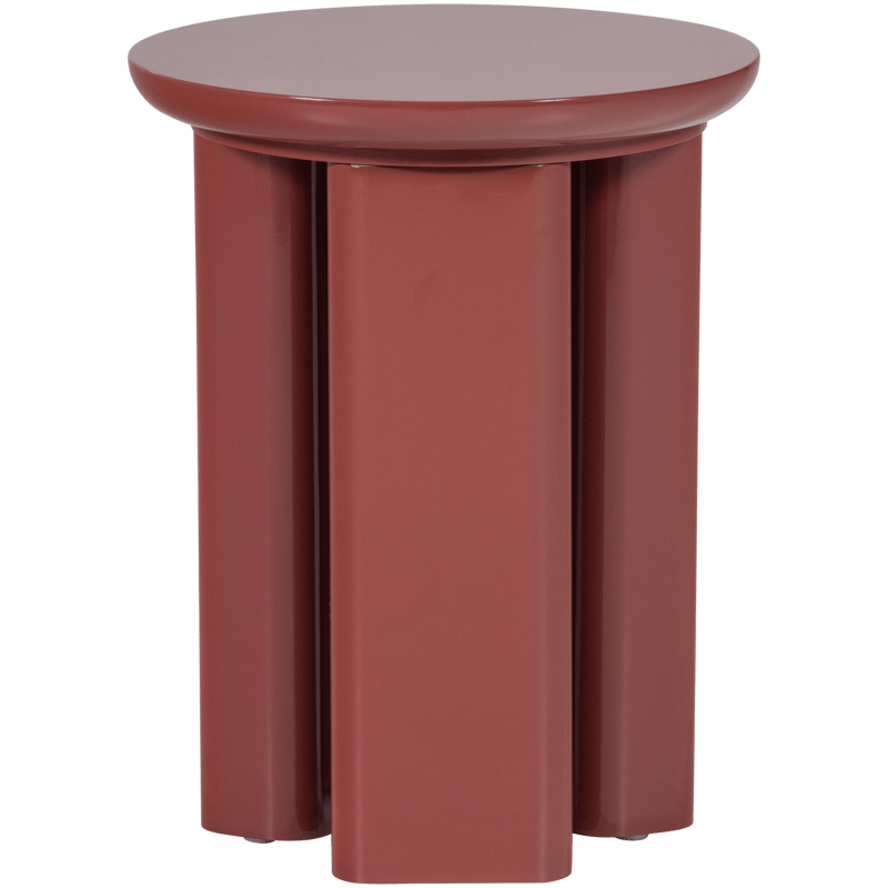 Sidobord Orivo 40 cm Rund - Röd/Rosa - Möbler - Bord & matgrupper - Avlastningsbord - Lampbord
