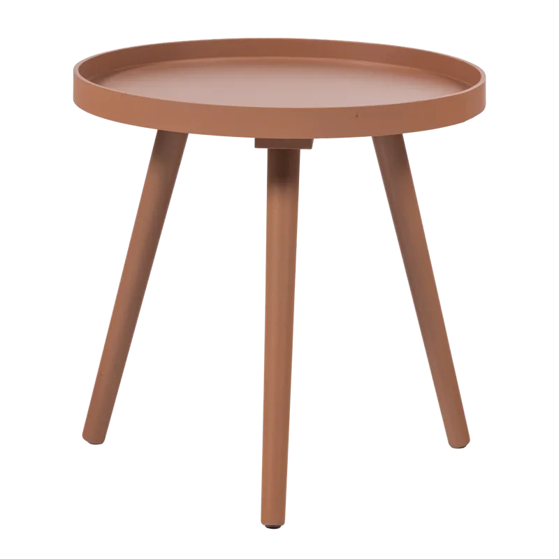 Sidobord Sasha 41 cm Rund, Gammalrosa