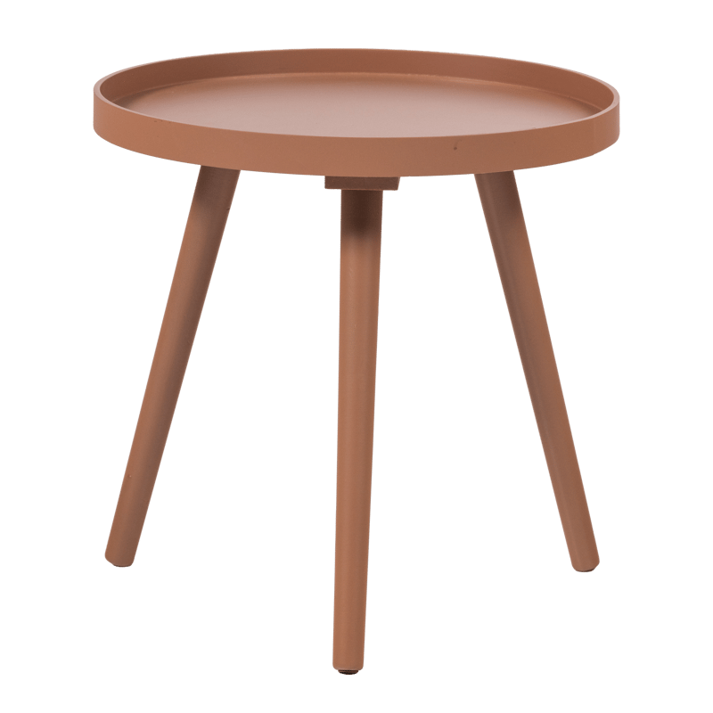 Sidobord Sasha 41 cm Rund, Gammalrosa