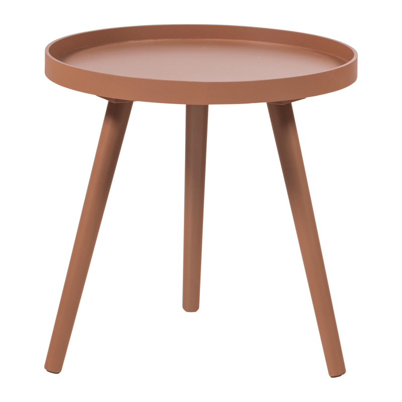 Sidobord Sasha 41 cm Rund - Gammalrosa - Möbler - Bord & matgrupper - Avlastningsbord - Lampbord