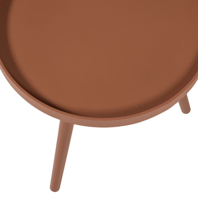 Sidobord Sasha 41 cm Rund - Gammalrosa - Möbler - Bord & matgrupper - Avlastningsbord - Lampbord