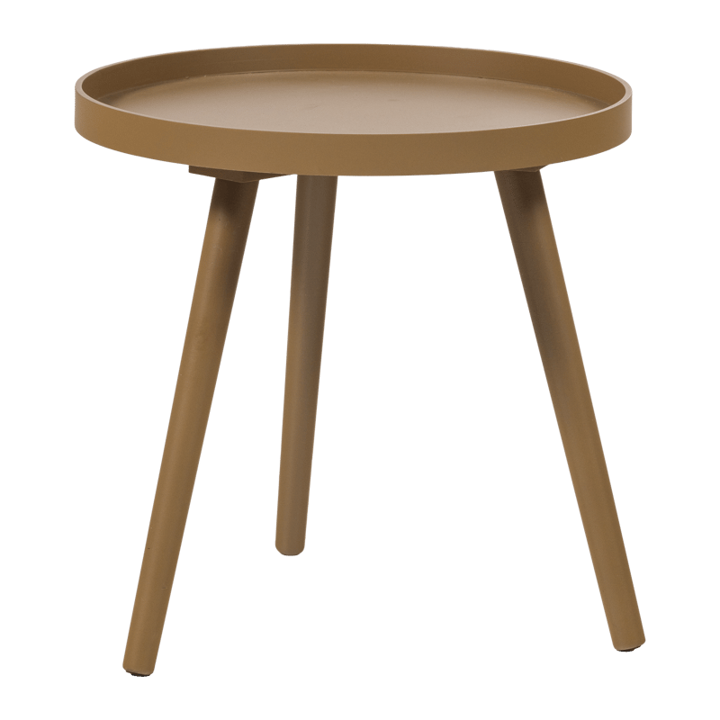 Sidobord Sasha 41 cm Rund - Honungsgul - Möbler - Bord & matgrupper - Avlastningsbord - Lampbord