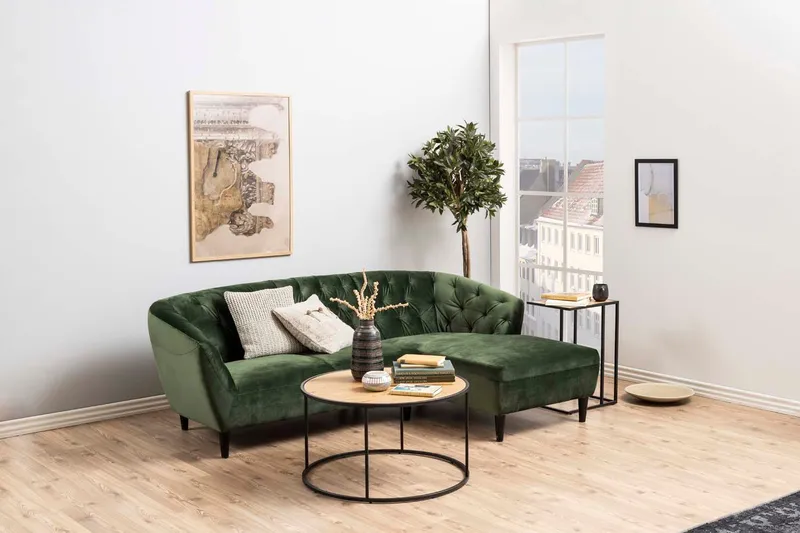 Sidobord Seaford 43x35x63 cm - ek - Möbler - Bord & matgrupper - Avlastningsbord - Lampbord