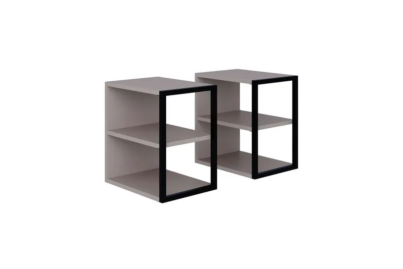 Sidobord Set Kelinmoor Ljus Mocha - Ljus Mocha - Möbler - Bord & matgrupper - Avlastningsbord - Lampbord