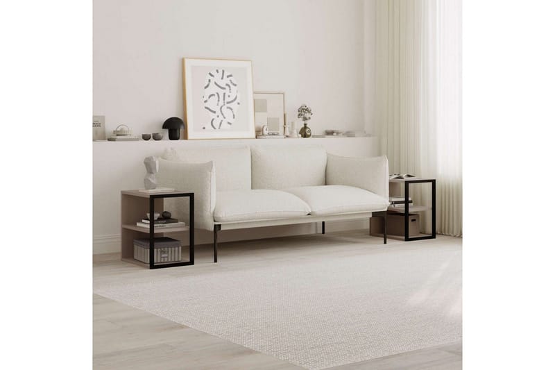 Sidobord Set Kelinmoor Ljus Mocha - Ljus Mocha - Möbler - Bord & matgrupper - Avlastningsbord - Lampbord