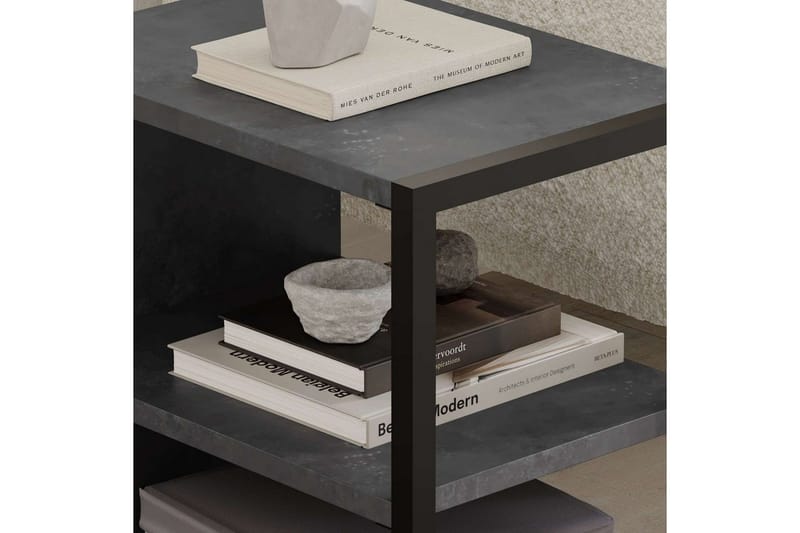 Sidobord Set Kelinmoor Retro Grå - Retro Grå - Möbler - Bord & matgrupper - Avlastningsbord - Lampbord