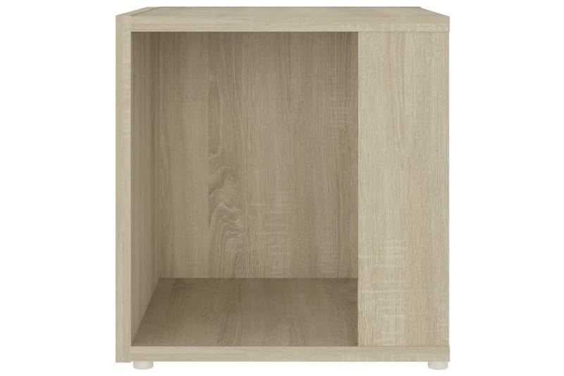 Sidobord sonoma-ek 33x33x34,5 cm spånskiva - Brun - Möbler - Bord & matgrupper - Avlastningsbord - Lampbord