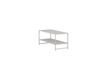Sidobord Staal - Beige, 102x43x45 - Möbler - Bord & matgrupper - Avlastningsbord - Lampbord