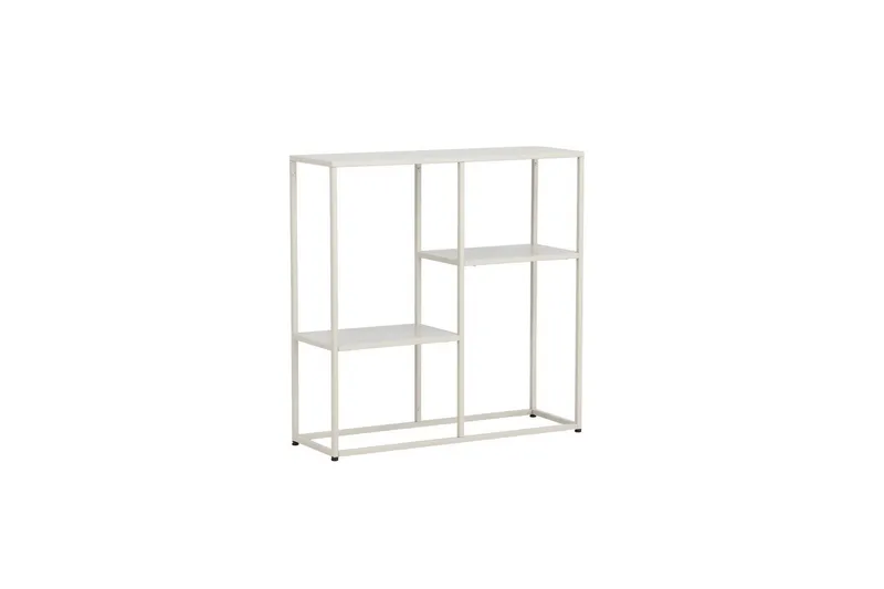 Sidobord Staal - Beige, 26x80x80 - Möbler - Bord & matgrupper - Avlastningsbord - Lampbord