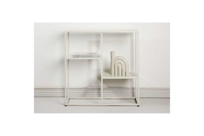 Sidobord Staal - Beige, 26x80x80 - Möbler - Bord & matgrupper - Avlastningsbord - Lampbord