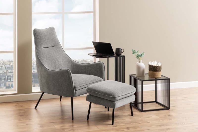 Sidobord Strington 35x43x63 cm - svart - Möbler - Bord & matgrupper - Avlastningsbord - Lampbord