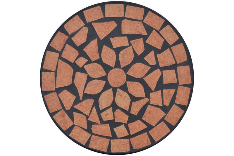 Sidobord Terrakotta 60 cm - Svart - Lampbord - Brickbord & småbord