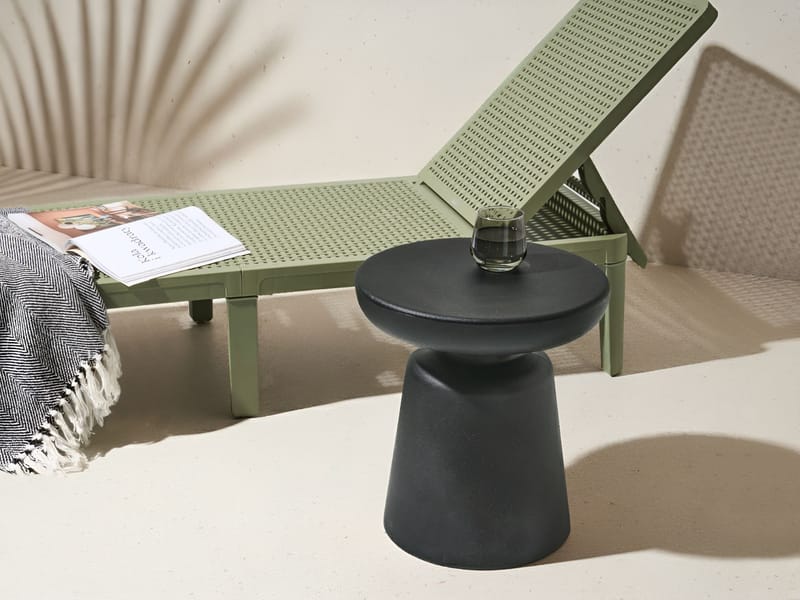 Sidobord Tofet - Svart - Utemöbler - Balkong - Balkongmöbler - Balkongbord
