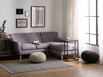 Sidobord Troy - Taupe - Möbler - Bord & matgrupper - Avlastningsbord - Lampbord